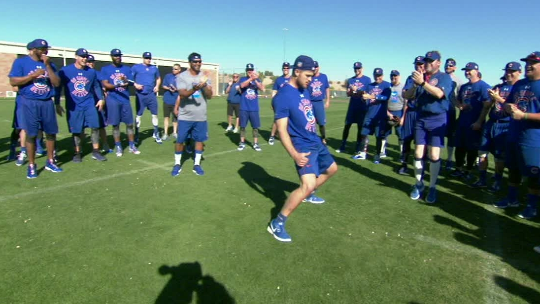 Cubs let loose at spring training