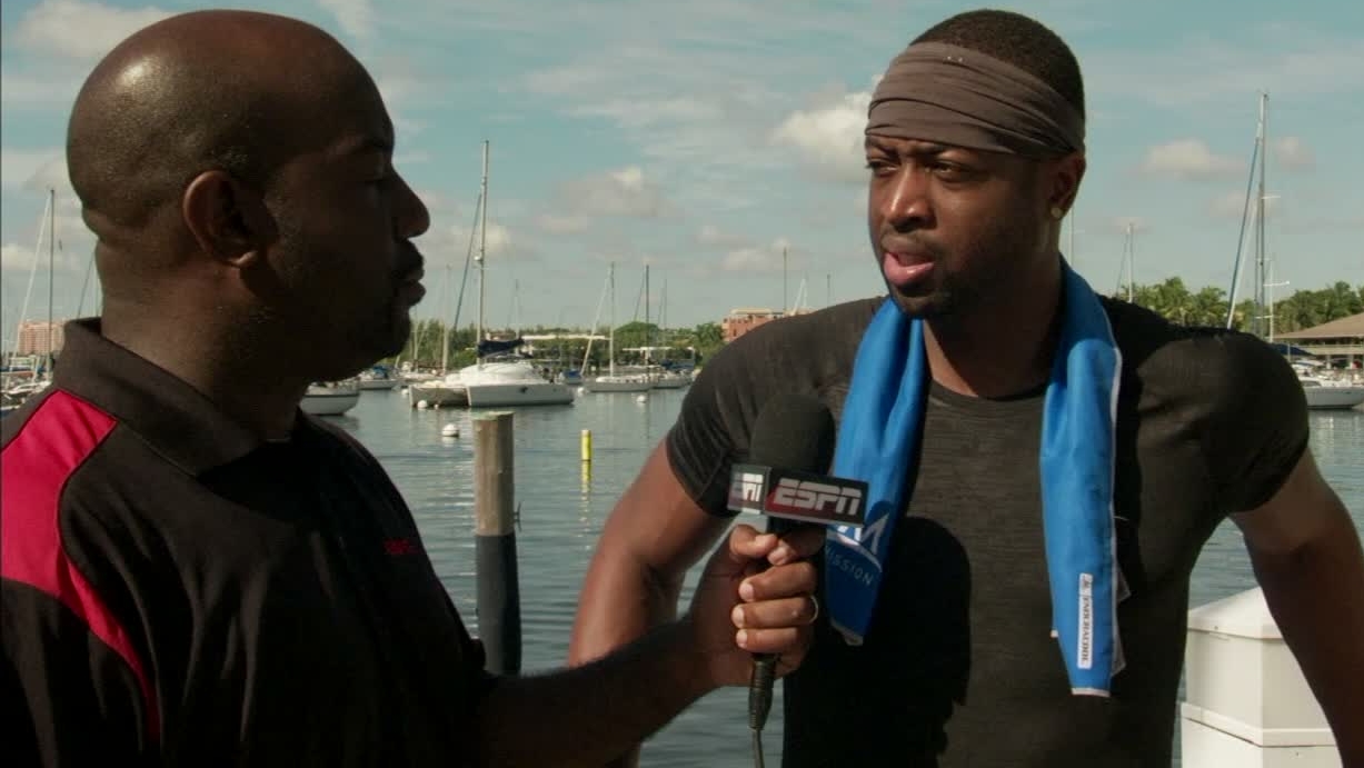 Wade spreading message of unity with bike ride