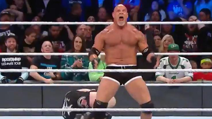 Goldberg beats Lesnar at Survivor Series