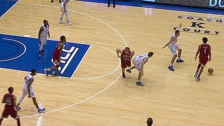 Should Allen be called out for raising his leg?