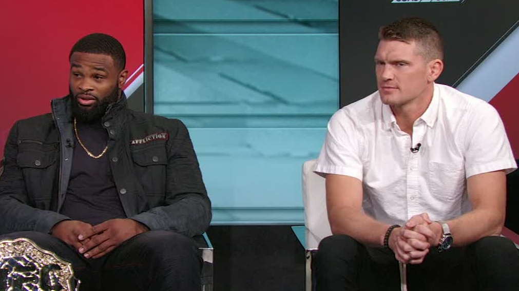 Woodley, Thompson heated talking up rematch