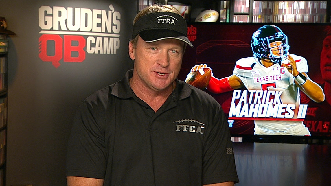 Gruden stresses need for Mahomes to be consistent