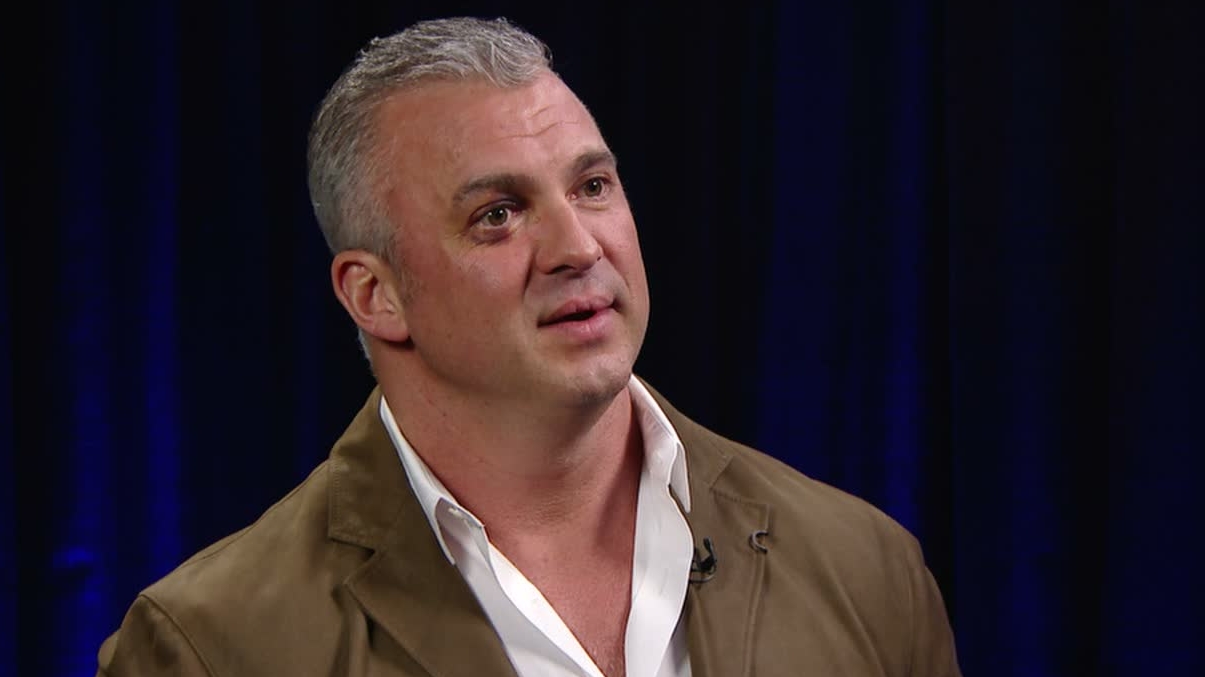 Shane McMahon is hooked to the WWE