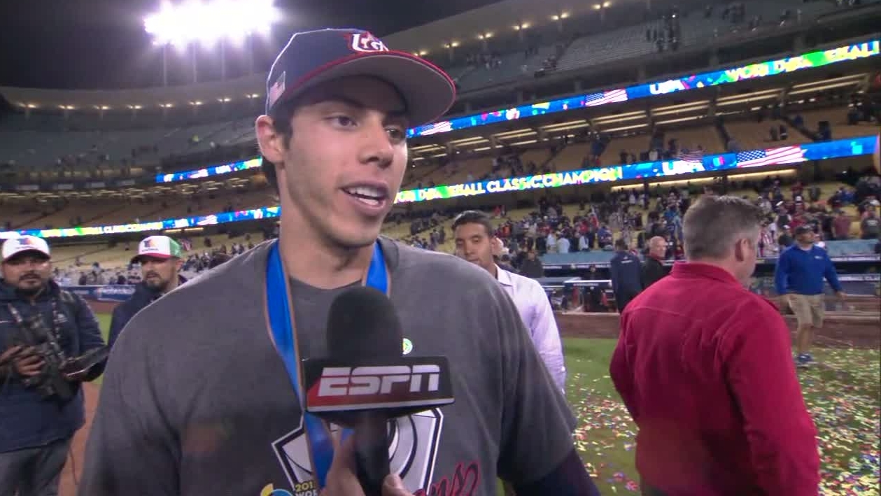 WBC was most fun Yelich had playing baseball