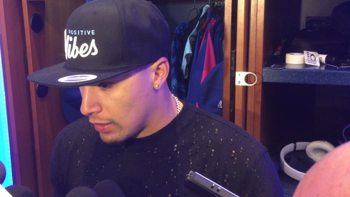 Baez shares his thoughts on Thursday's grand slam
