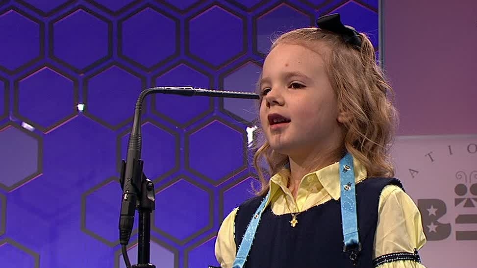 Six-year-old Fuller nails first word at Spelling Bee