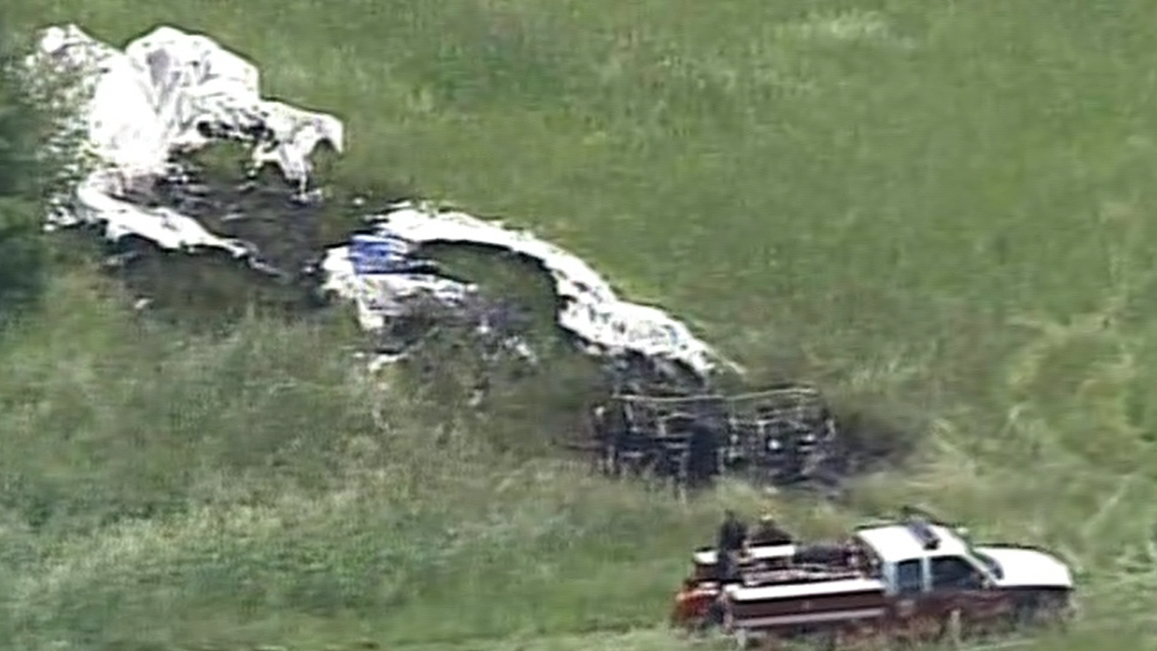Blimp goes down near U.S. Open