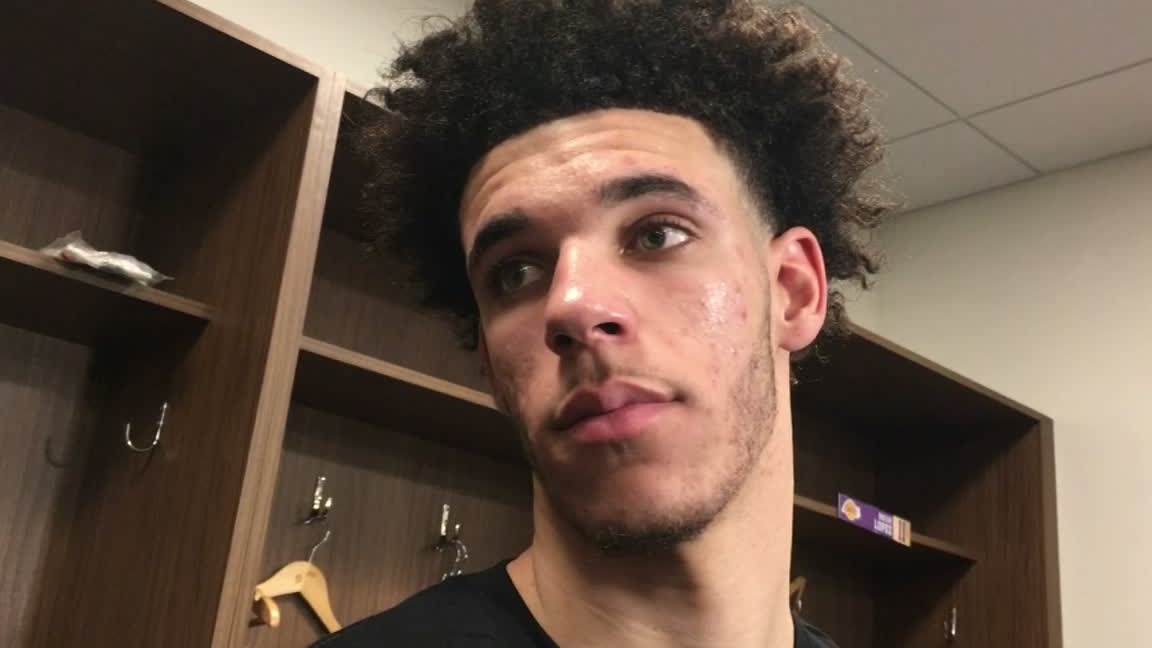 Lonzo takes responsibility for Lakers' loss
