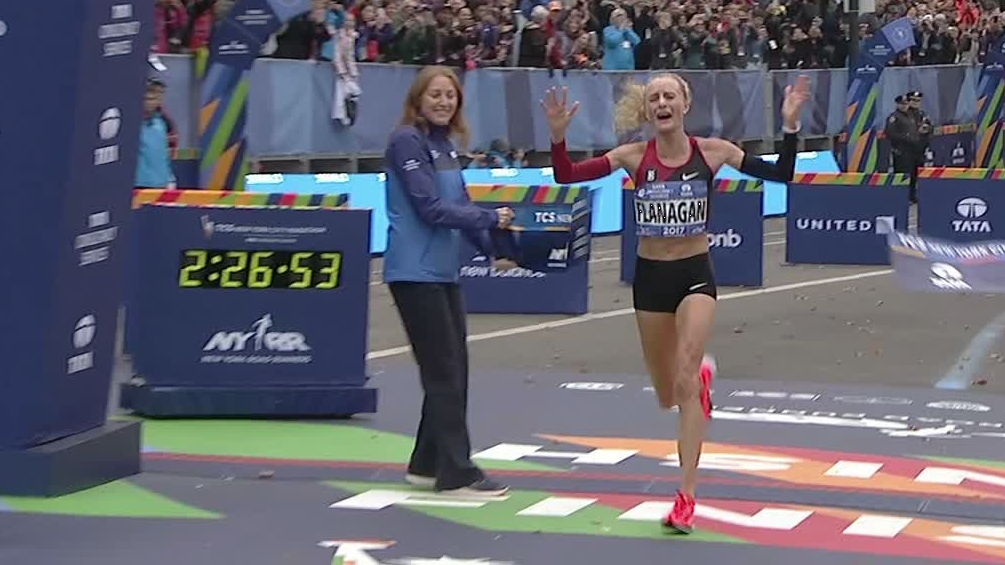 Flanagan becomes 1st U.S. woman to win NYC Marathon in 40 years