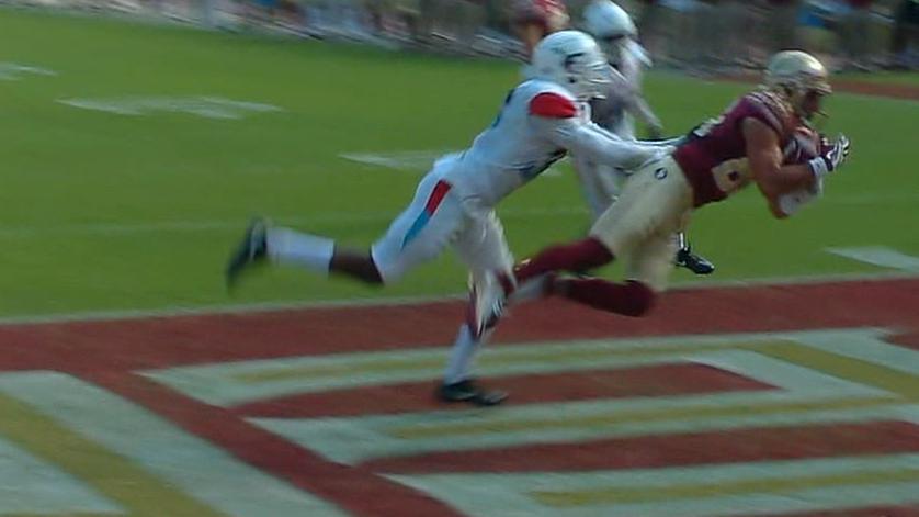 Florida State's Cosentino connects with Motlow for TD