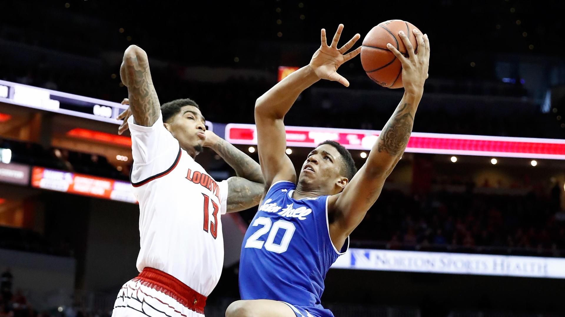 Seton Hall holds off Louisville for upset