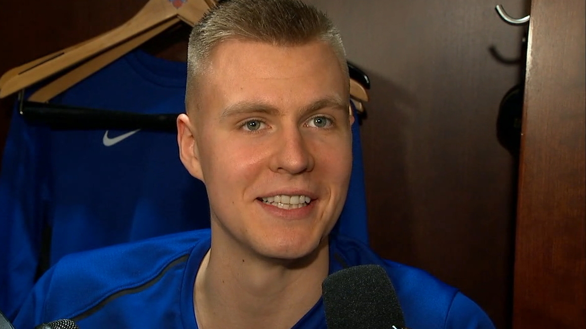 Porzingis makes light of awful shooting night