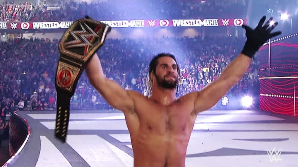 スポーツ選手 wwe31 Seth Rollins relives winning championship at WrestleMania 31