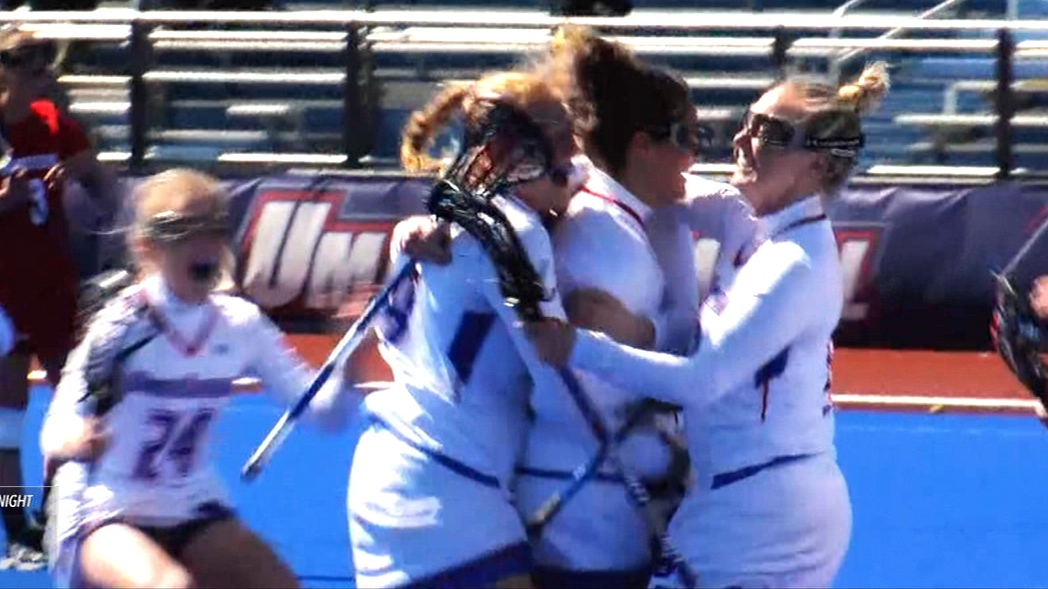 Lacrosse player has special moment after return from losing her leg