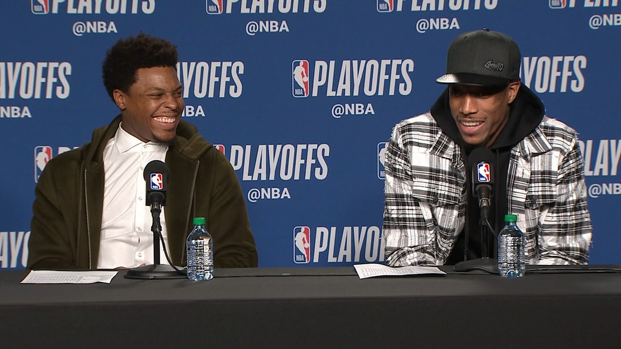 Lowry gives DeRozan a hard time after 37-point game