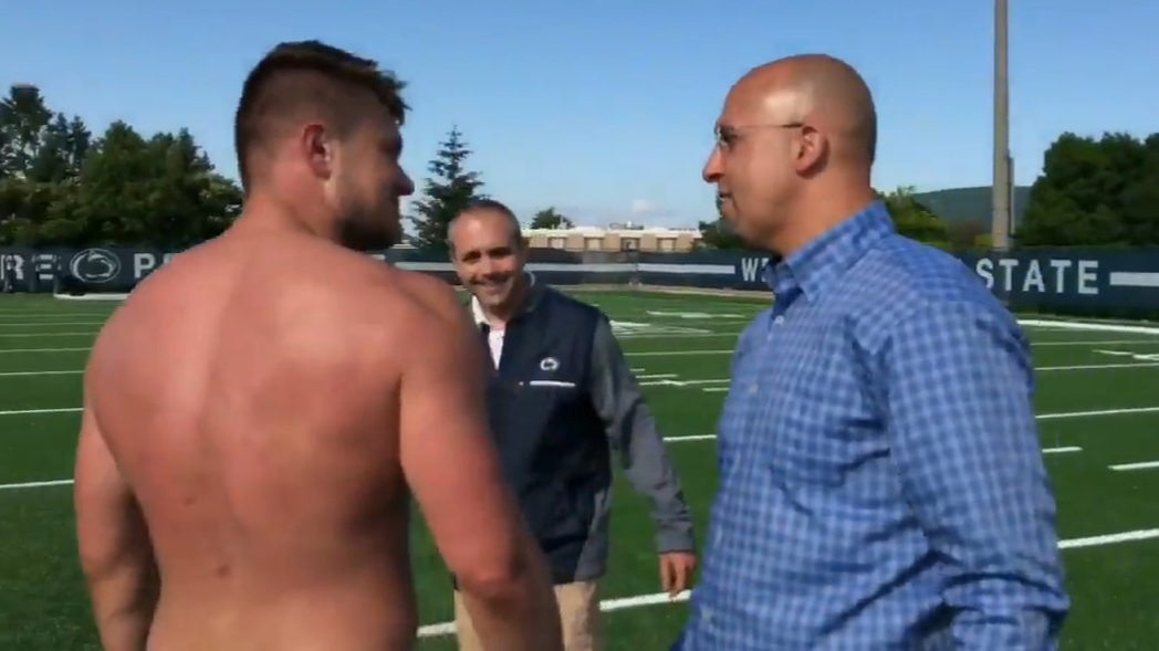 James Franklin surprises walk-on with full scholarship