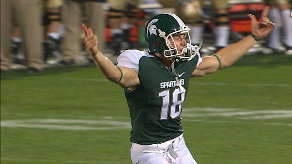 Sparty beats Notre Dame in OT on fake field goal