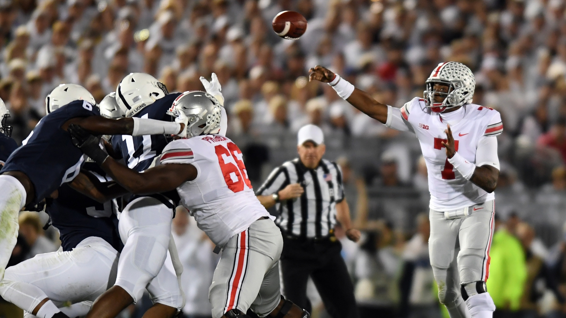 Haskins leads Ohio State past Penn State