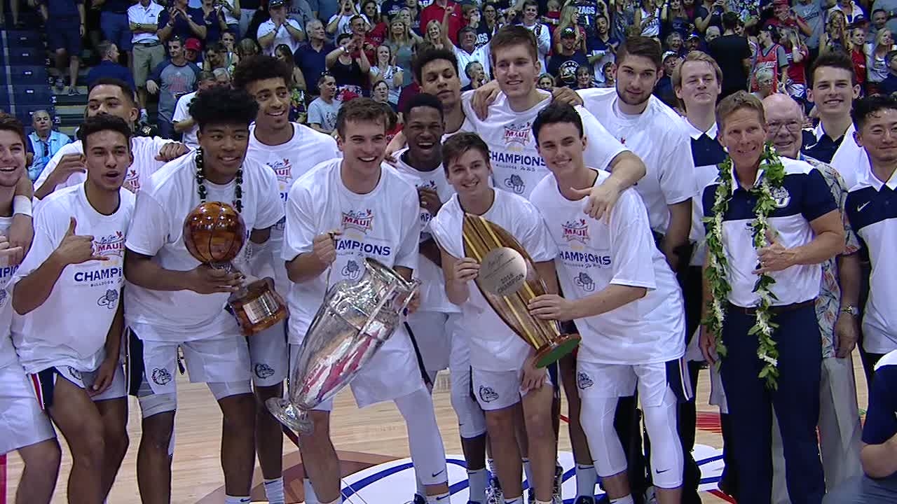 Gonzaga holds off Duke to win Maui Invitational