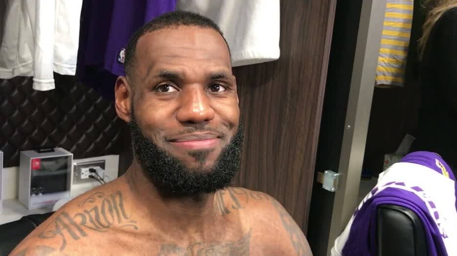 LeBron says he purposely charged into Doncic