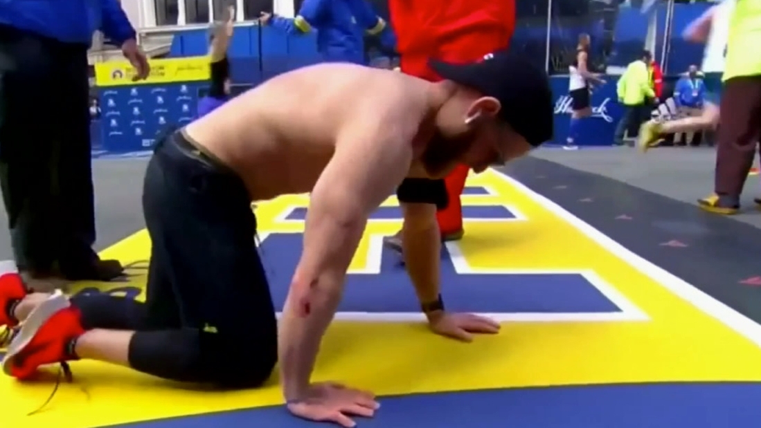 SC Featured: A Marine's determined finish at the Boston Marathon