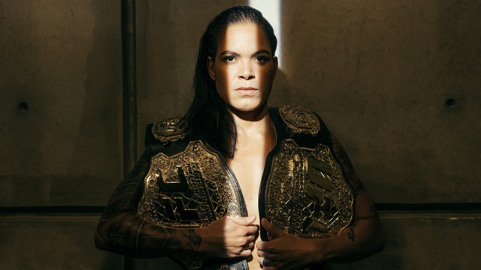 Behind the scenes of Amanda Nunes' Body Issue shoot