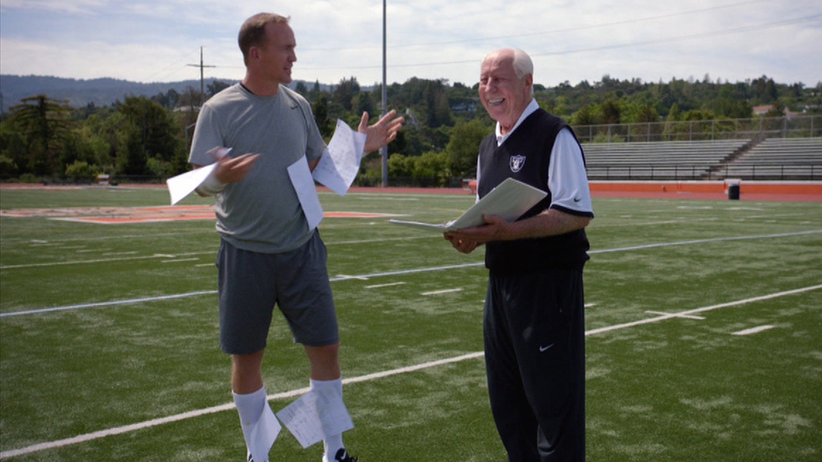 Peyton gets the full stickum experience