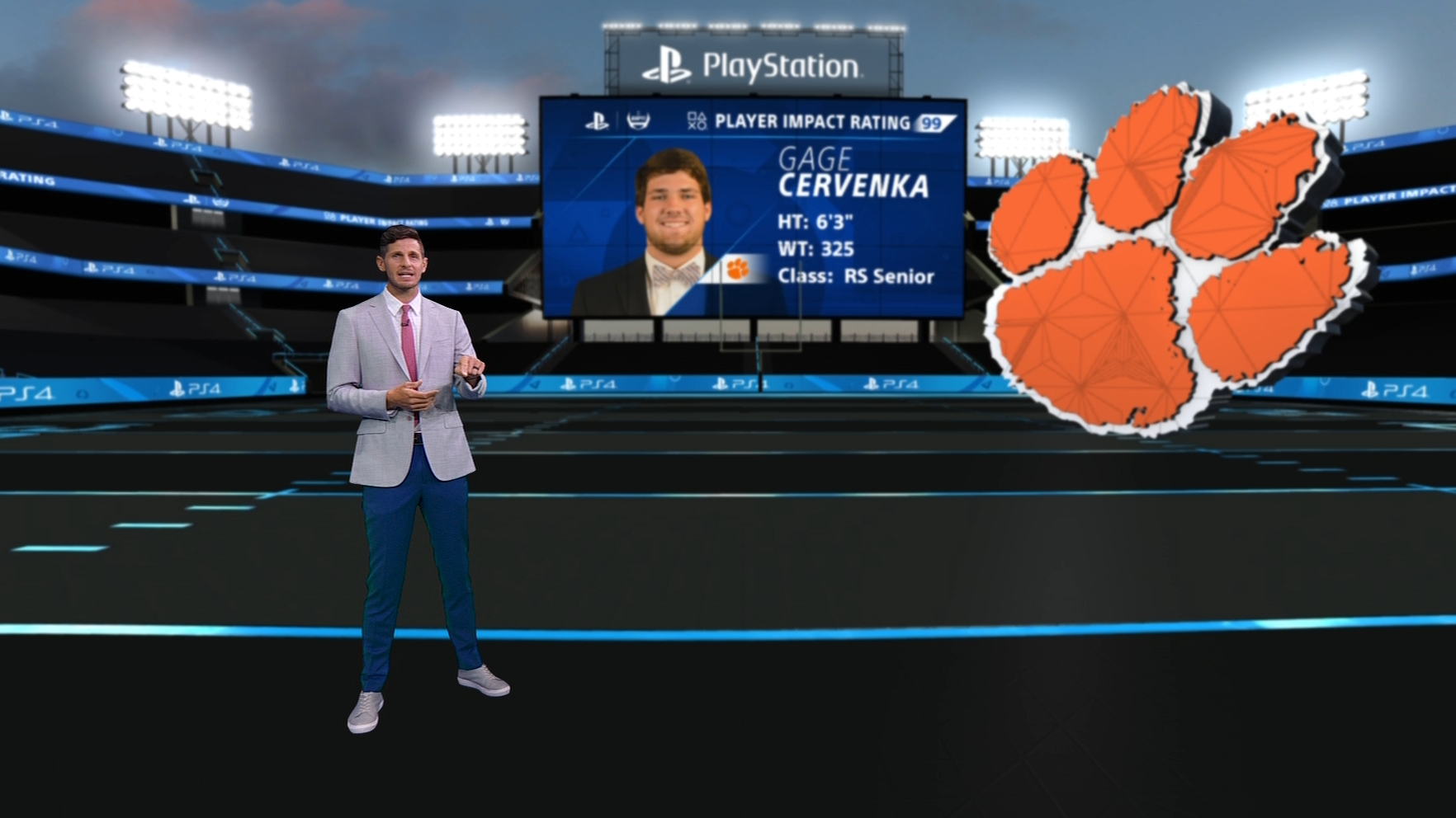 Cervenka comes in as highest-rated player in college football