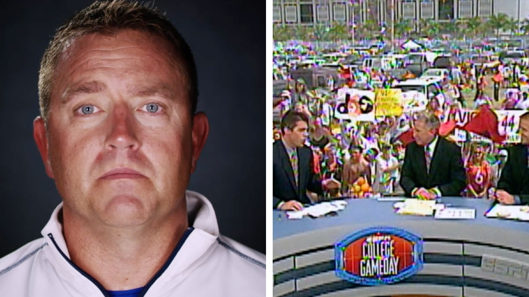 Kirk Herbstreit & Lee Corso escape College GameDay