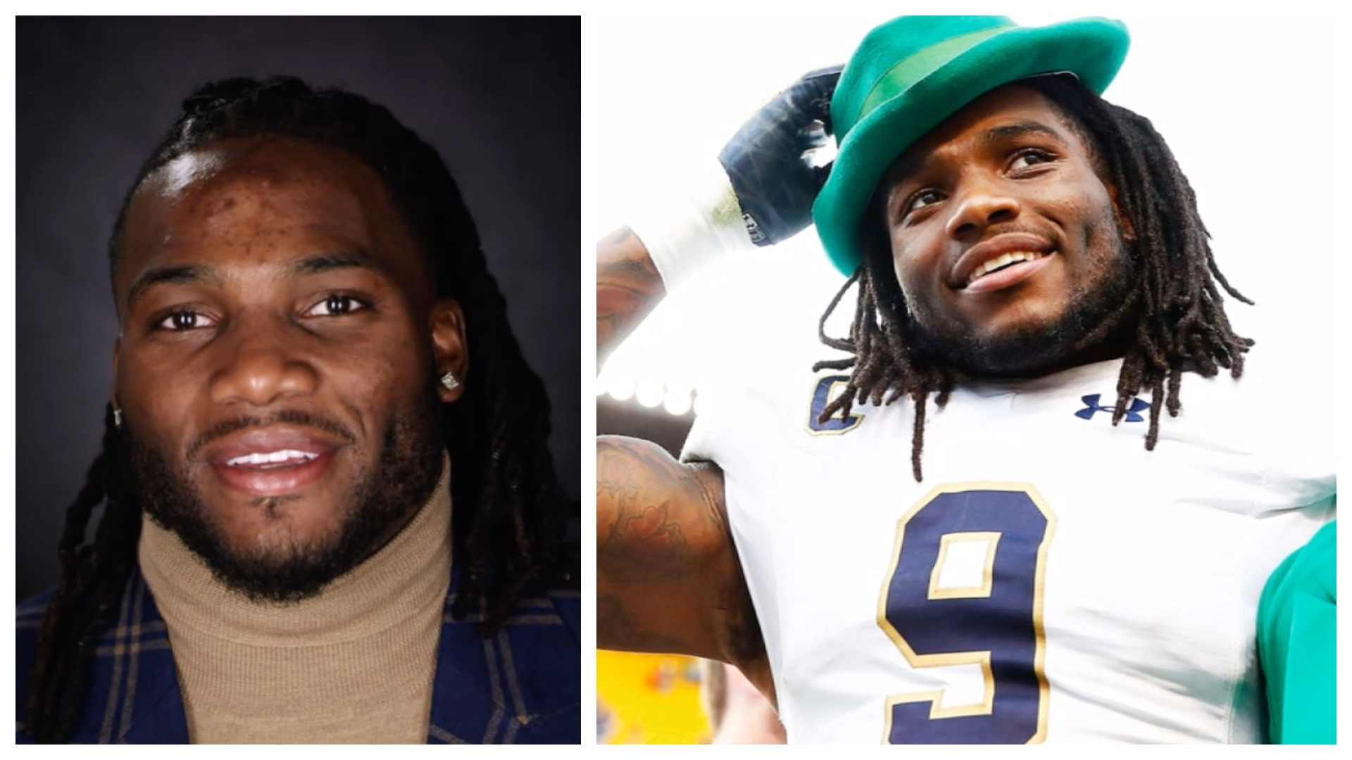 Smith remembers wearing cleats to an ND pep rally