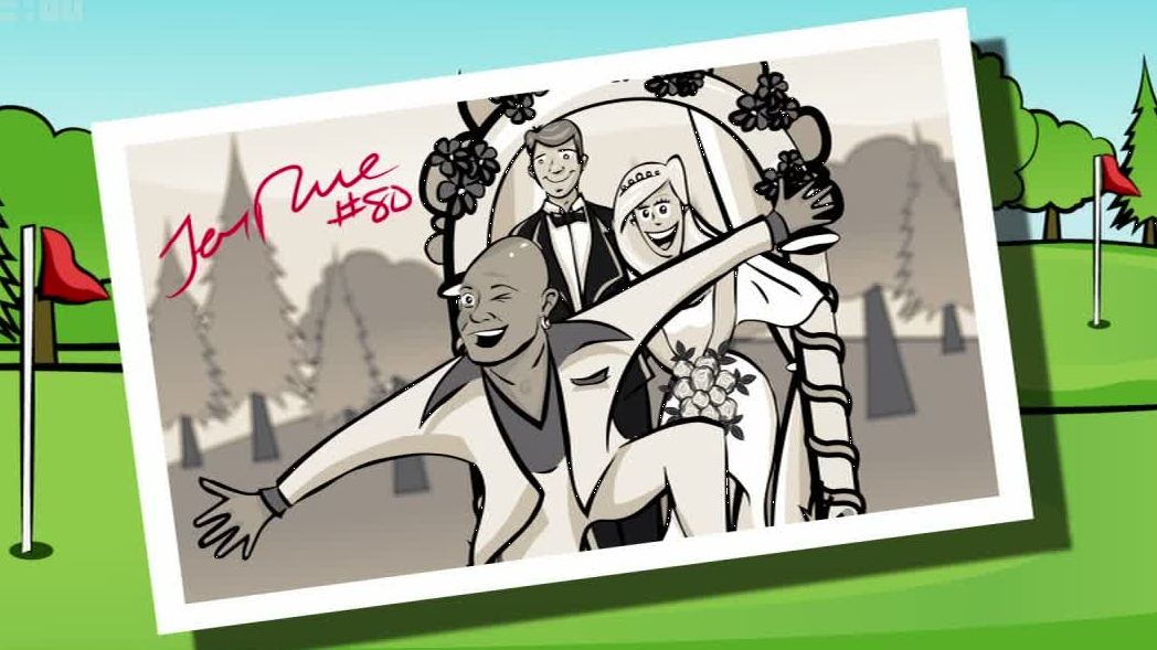 Rice relishes his role as a wedding crasher