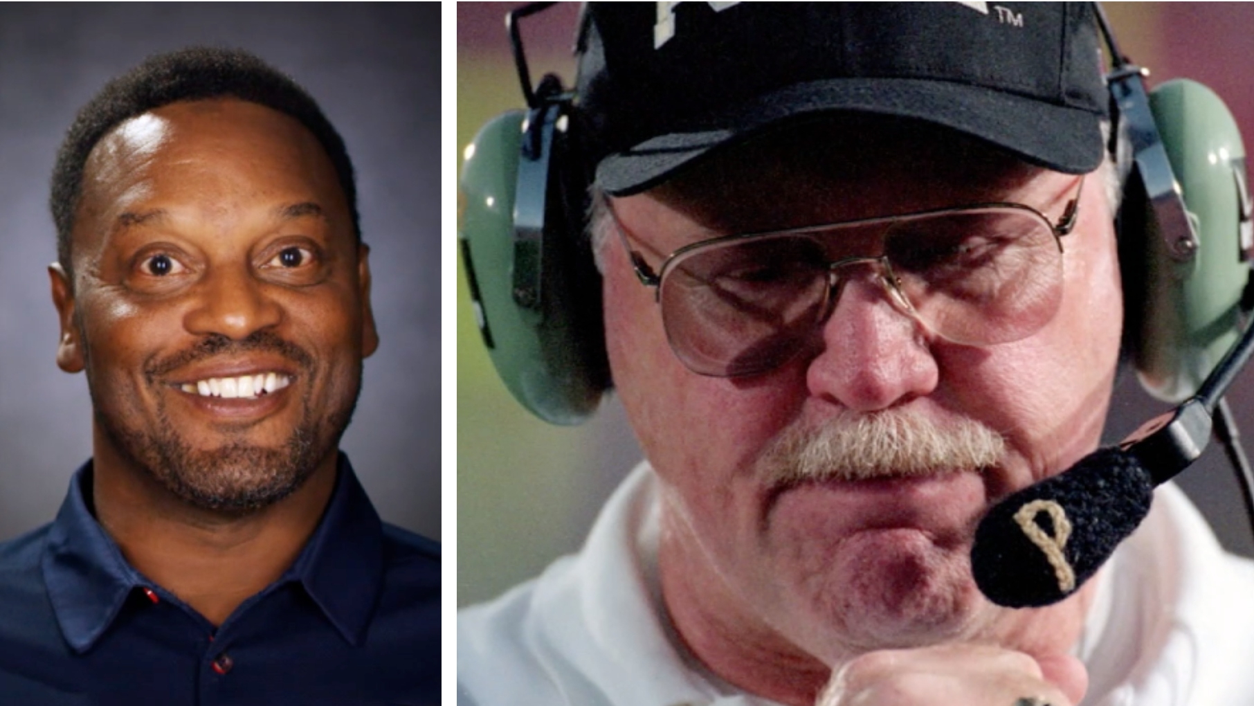 Sumlin, Tiller share a poignant moment during a Purdue vs. Ohio State game