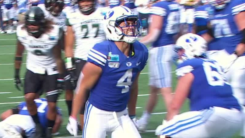 BYU responds with TD of their own