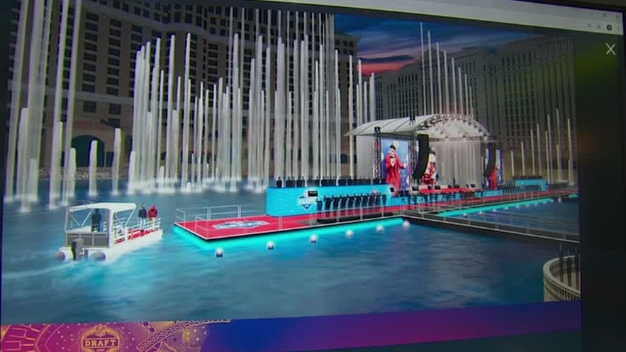 Images of 2020 NFL draft red-carpet stage released