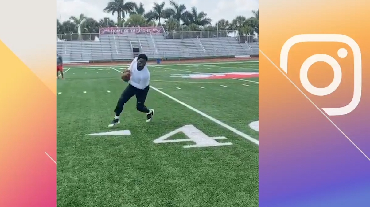 Lamar Jackson and AB workout together