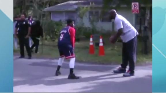 That time the police brought in Shaq as backup - ESPN Video