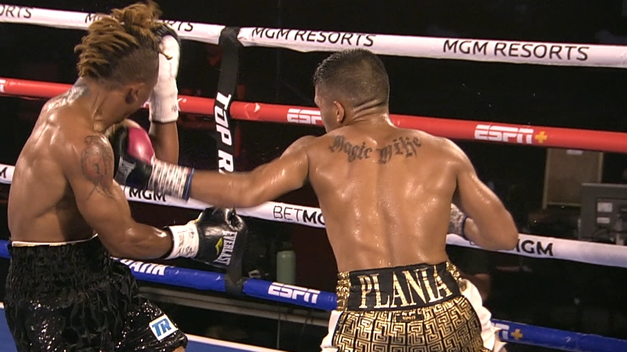 Plania drops Greer twice, wins via majority decision