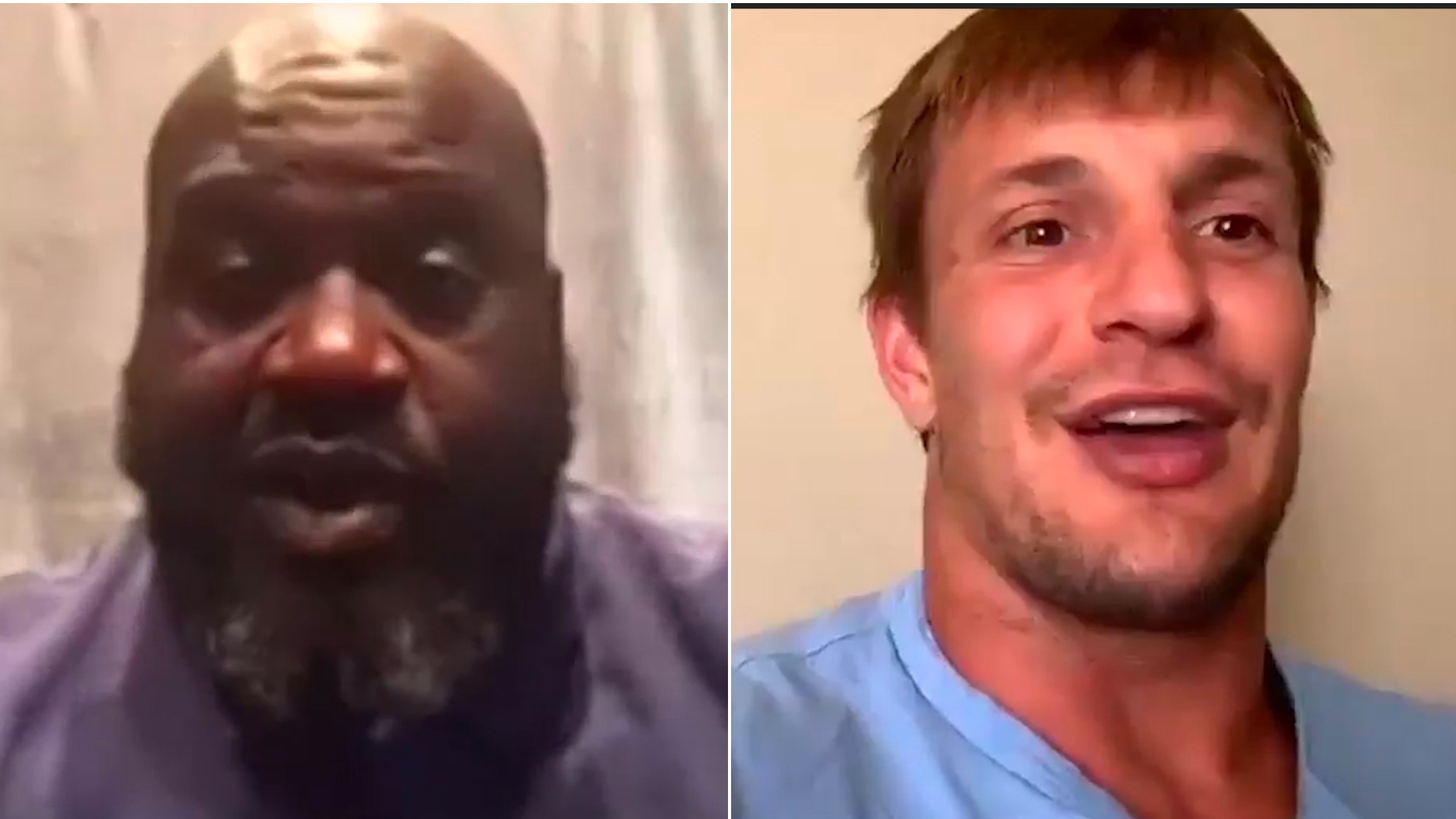 Shaq and Gronk team up to raise awareness for social justice