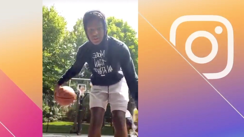 Bronny jokes about Curry, celebrates like Steph
