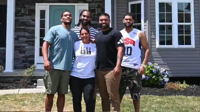 James Conner surprises his mom with a house