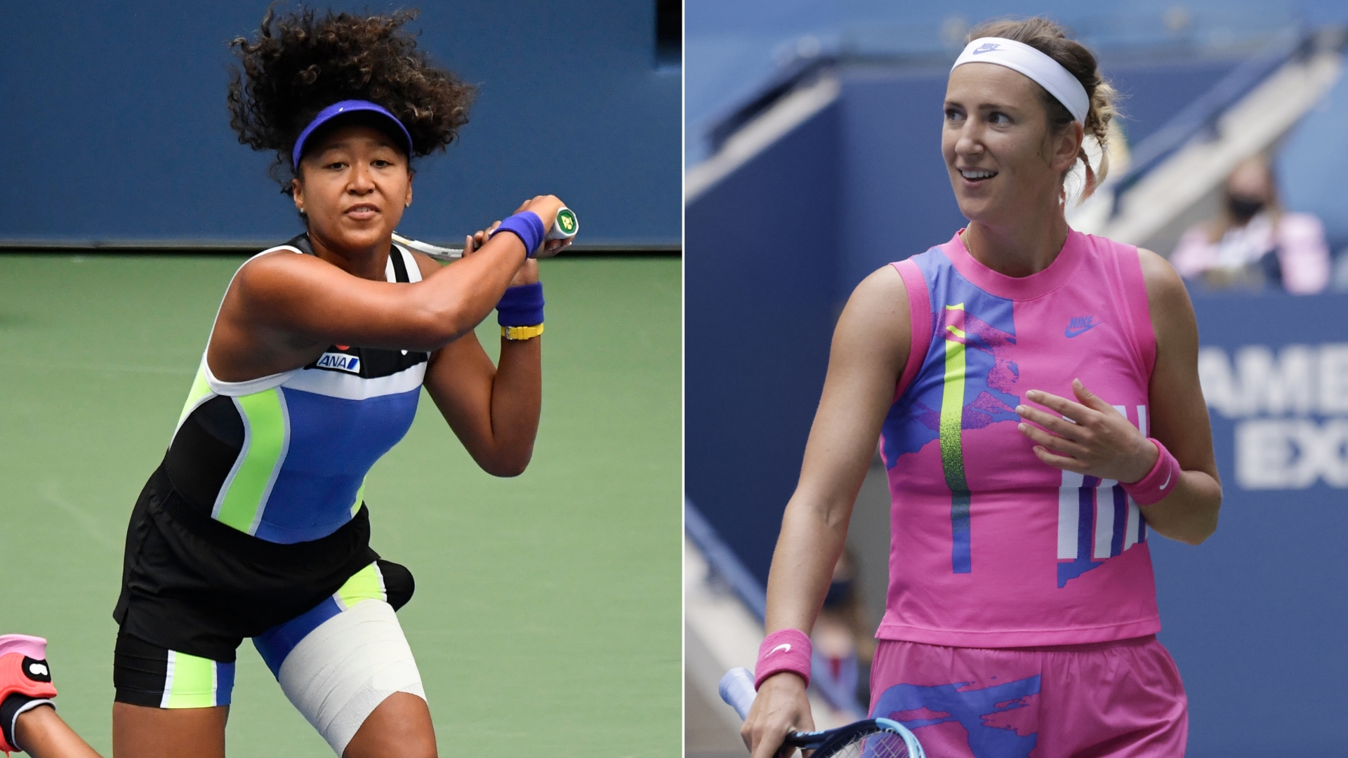 Osaka drops first set of US Open finals
