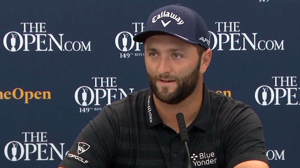 Rahm explains how being born with a clubfoot affects his swing