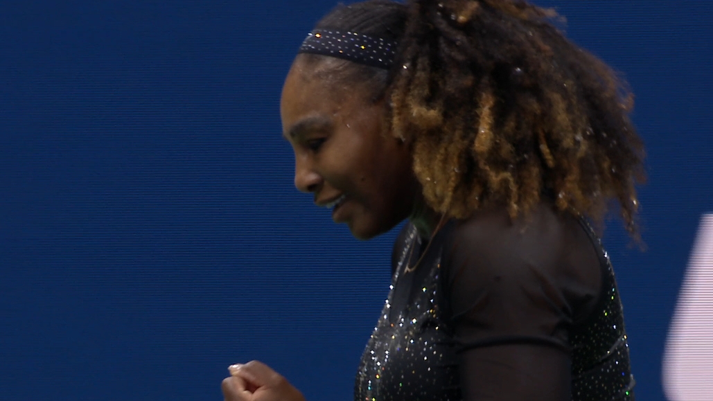 Serena, Kontaveit trade break points in the first set