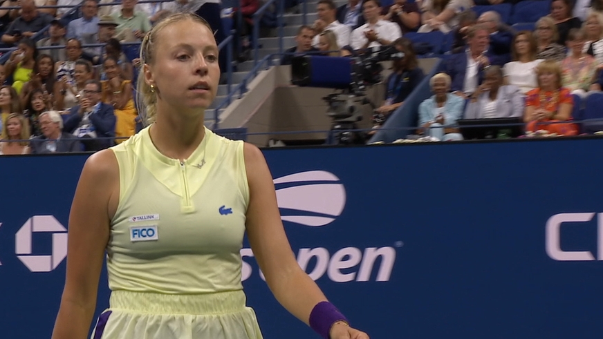Serena drops second set to Kontaveit