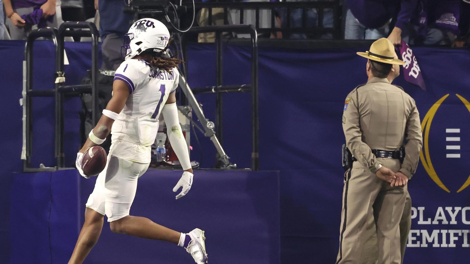 Quentin Johnston's stutter-step leads to 76-yard TCU TD