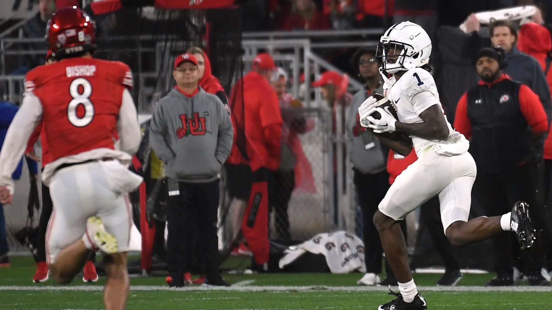 Penn State has longest pass TD in Rose Bowl history as Lambert-Smith goes 88 yards