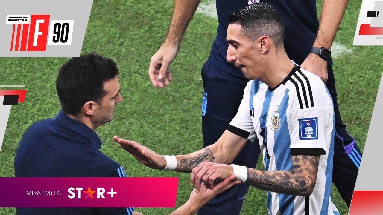 Di María: 'Scaloni no se casa con nadie'