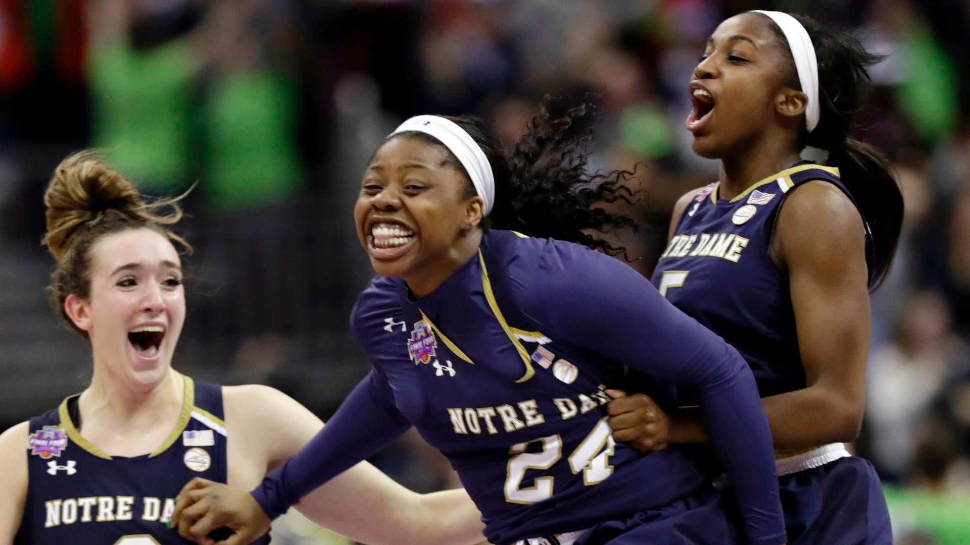 Ogunbowale wins the national championship for Notre Dame