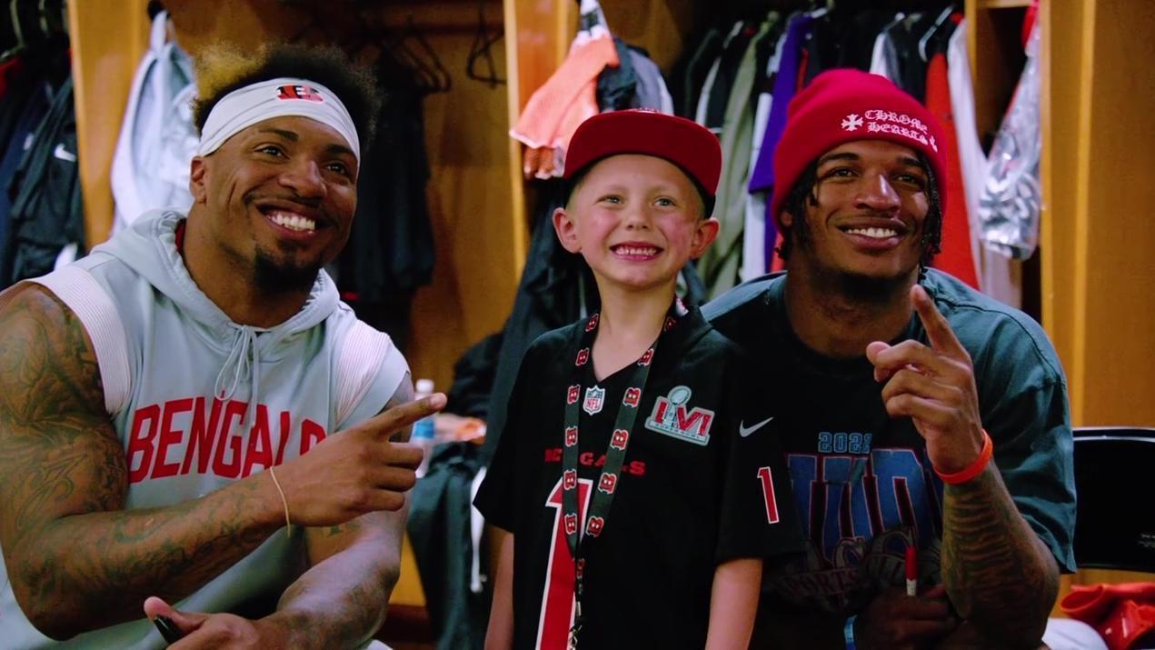 'My Wish': Ja'Marr Chase makes a young fan's wish come true