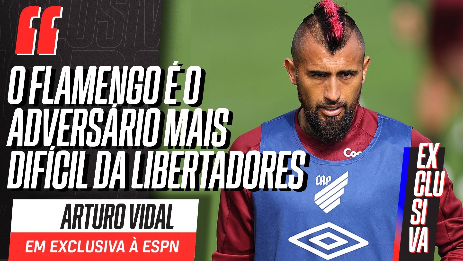 Vidal foge do muro, coloca Flamengo no topo e elenca os adversários mais difíceis da Libertadores